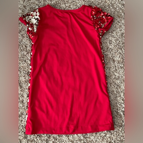 Red Sequin Dress - Picture 3 of 4